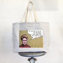 HAND PAINTED TOTE BAG